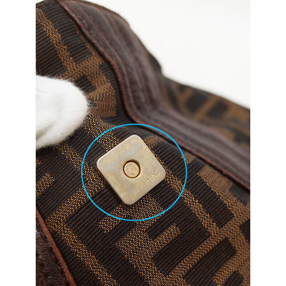FENDI Zucca Spy Pouch Handbag Semi Shoulder Bag - Picture 5 of 9